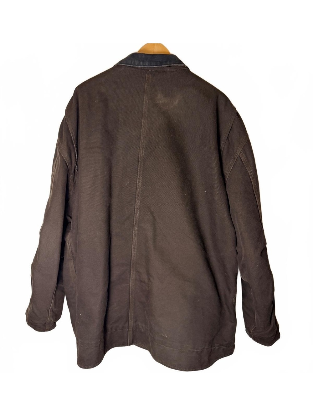 Carhartt Brown Sherpa Lined Jacket 3XL Men's Style C61 DKB - Picture 3 of 6
